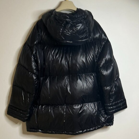 HERNO Women's Nylon Down Jacket in Black Size M - Picture 5 of 8